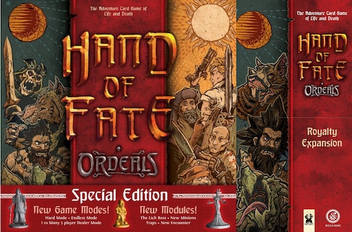 Ordeals Brand New Sealed Rule & Make Cardgame Hand of Fate 