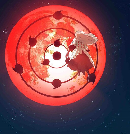 Красная Луна аниме Наруто