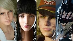 final fantasy 15 female characters
