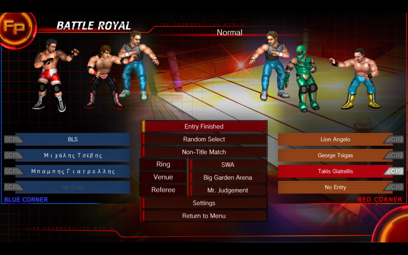 aew fire pro wrestling world