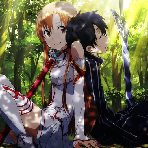 kirito Asuna Фотомонтаж | Pixiz