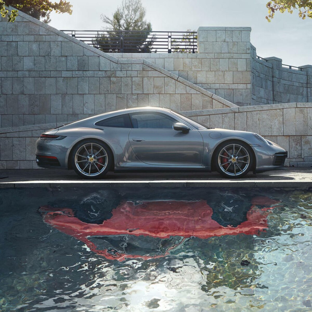 [v1] Porsche 992 With Classic 911 Reflection