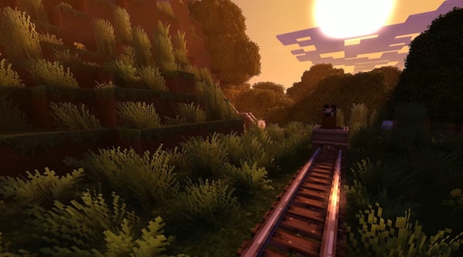 Minecraft create steam and rails фото 34