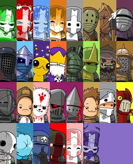 Here's a their list of all the characters I've made (looks) if you want to  make one it's called SawyerTL castle crashers characters : r/ castlecrashers