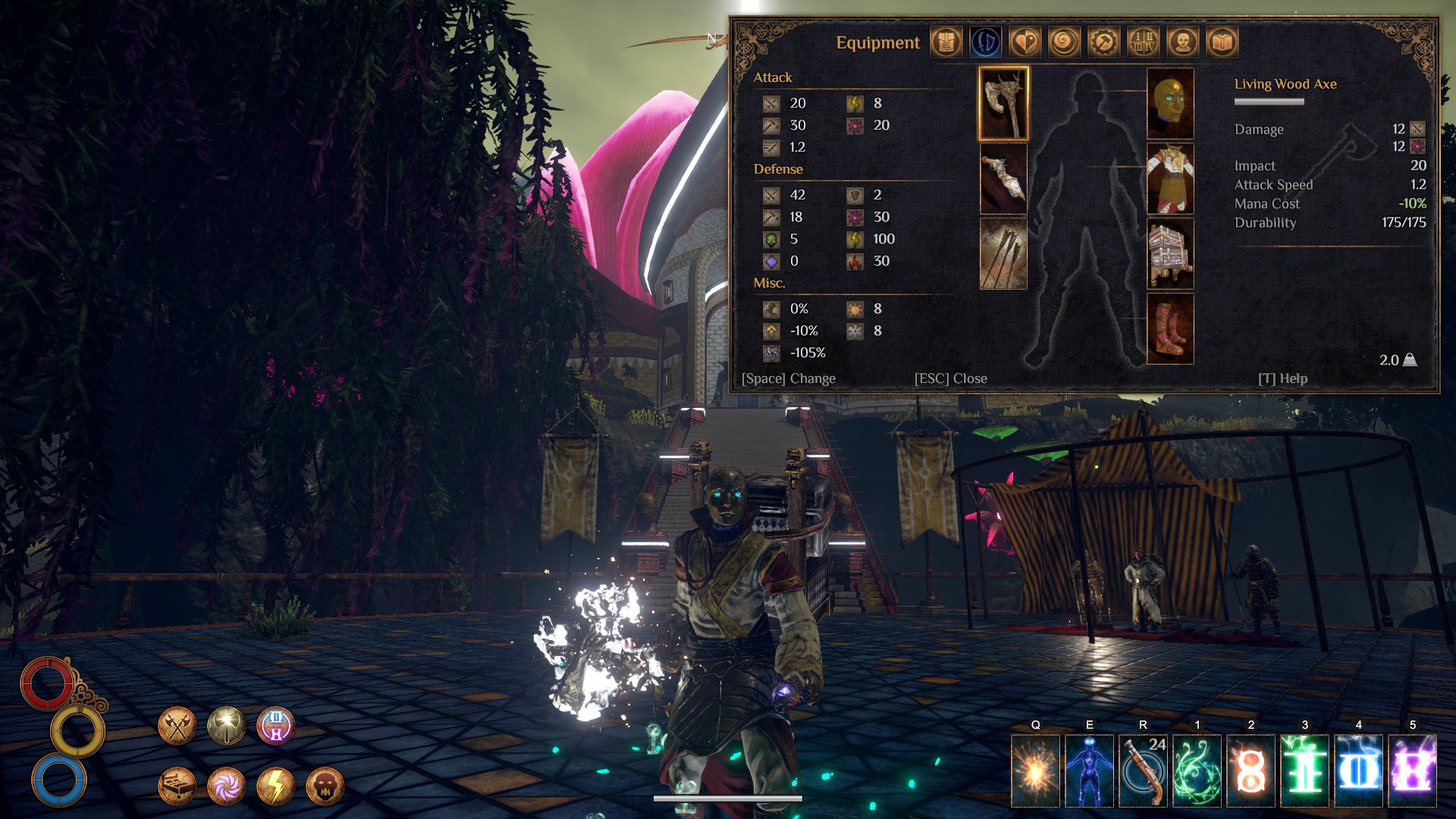 Outward ethereal build
