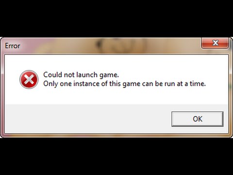 Only one instance of the game. Can not. Only one instance. Only one instance of the game can be Running at one time. Could not Launch game. Only one instance ot this game can be Run at a time. Перевод на русский.