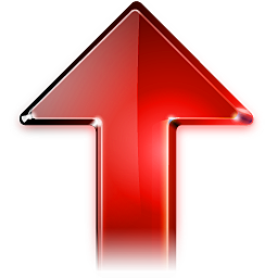 Стрелка красная вверх картинка