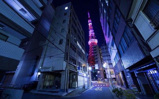 Токийский город. Токио стрит башня. Фон Япония Токио. Япония Токио улицы.