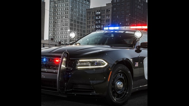 dodge charger police car wallpaper