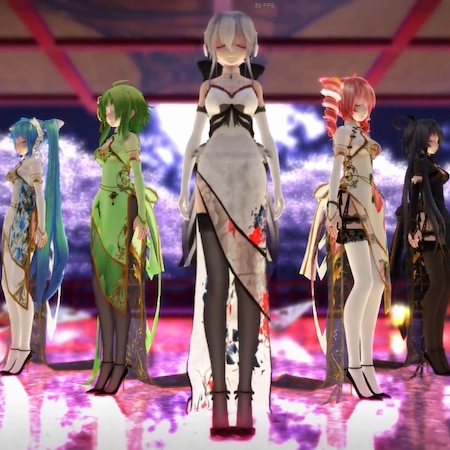 【MMD】Carry me off (5 grils) 1080P/60FPS