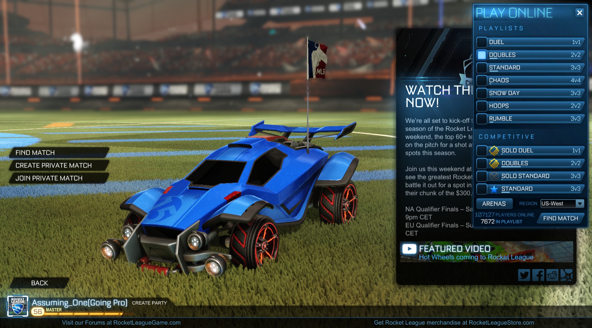 rocket league banned from matchmaking for 10 minutes