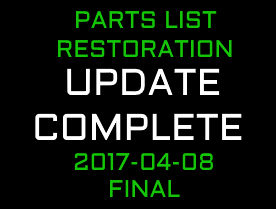 Parts list; Car parts lists with prices and total restoration cost image 2