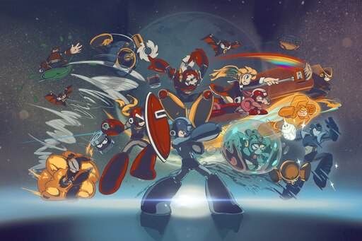 Сообщество Steam :: Руководство :: Ordem Dos Chefes do Mega Man 1.