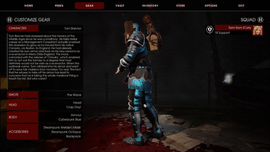 Steam Community Screenshot Lol The Steampunk Octapus Backpack S Name Is Too Long So It Takes Up Two Cosmetic Slots