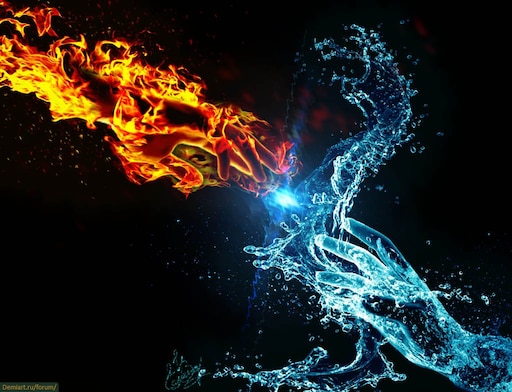 Огонь и вода фото Огонь и вода фото