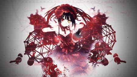 Date A Live Tokisaki Kurumi 時崎 狂三 Snow Clock Ver Wallpapers Hdv