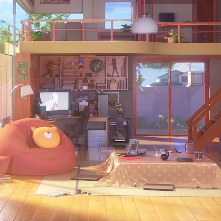 3D ROOM ANIME LOOP