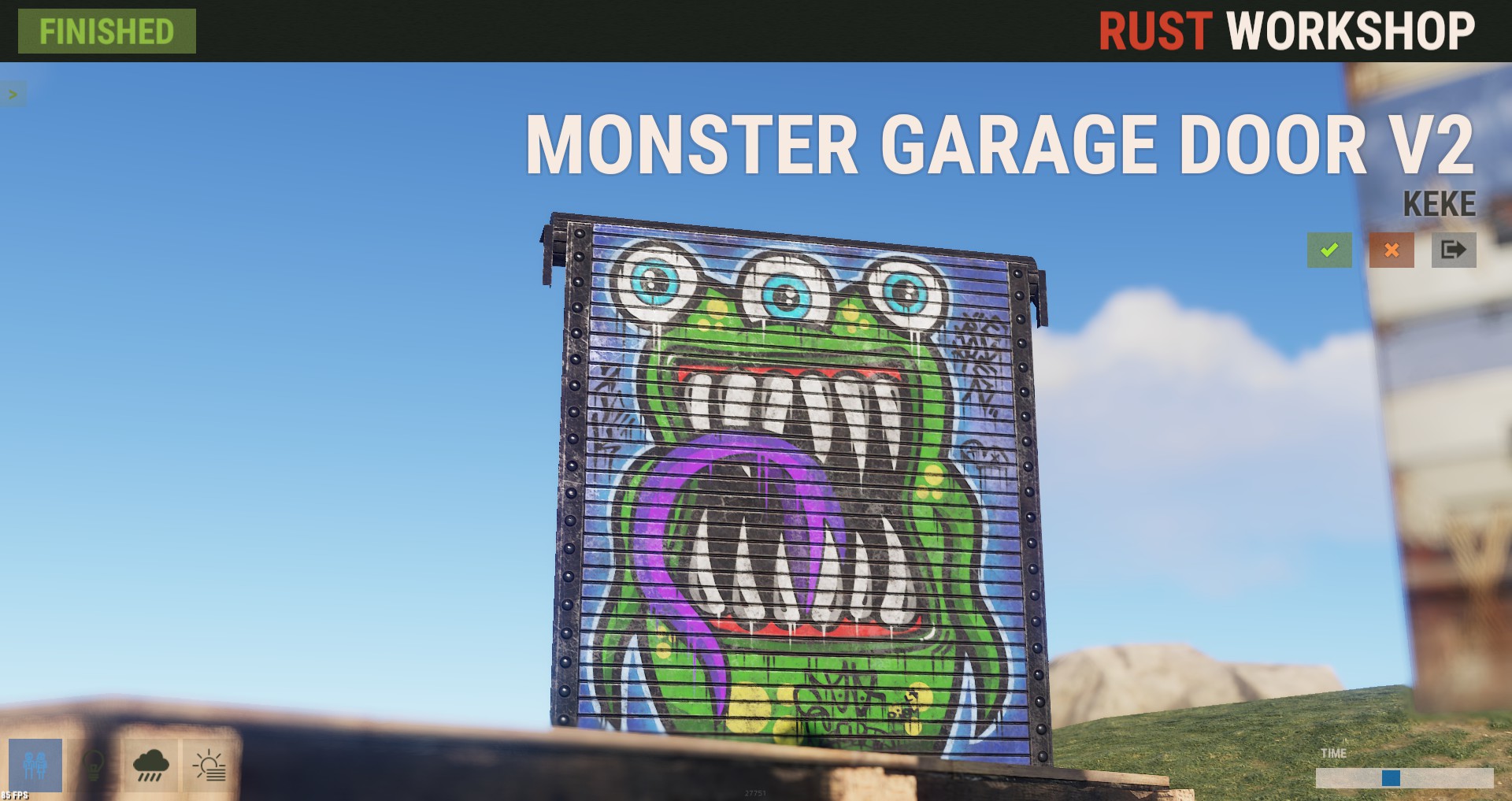 Monster Garage Door screenshot 1