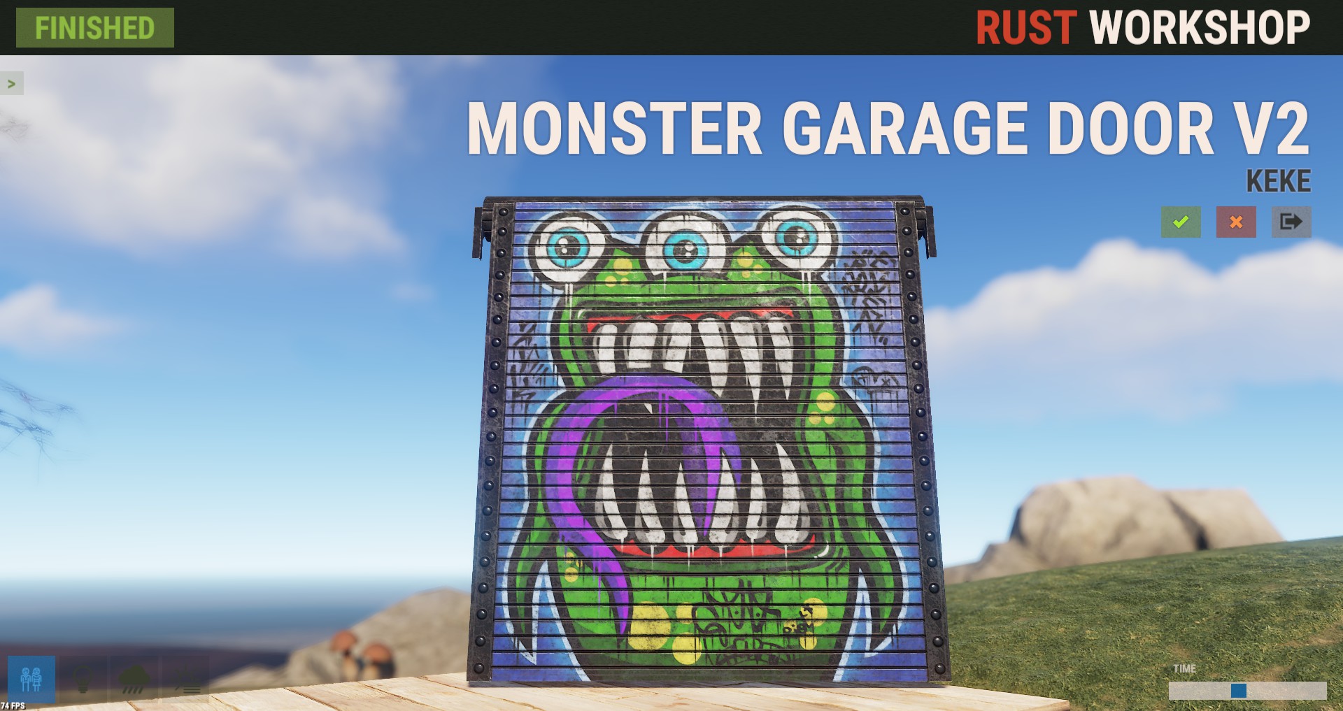 Monster Garage Door thumbnail 2