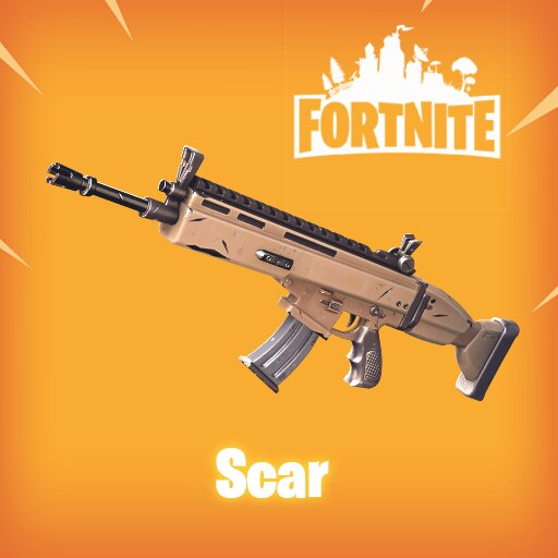 Pistola scar de online fortnite