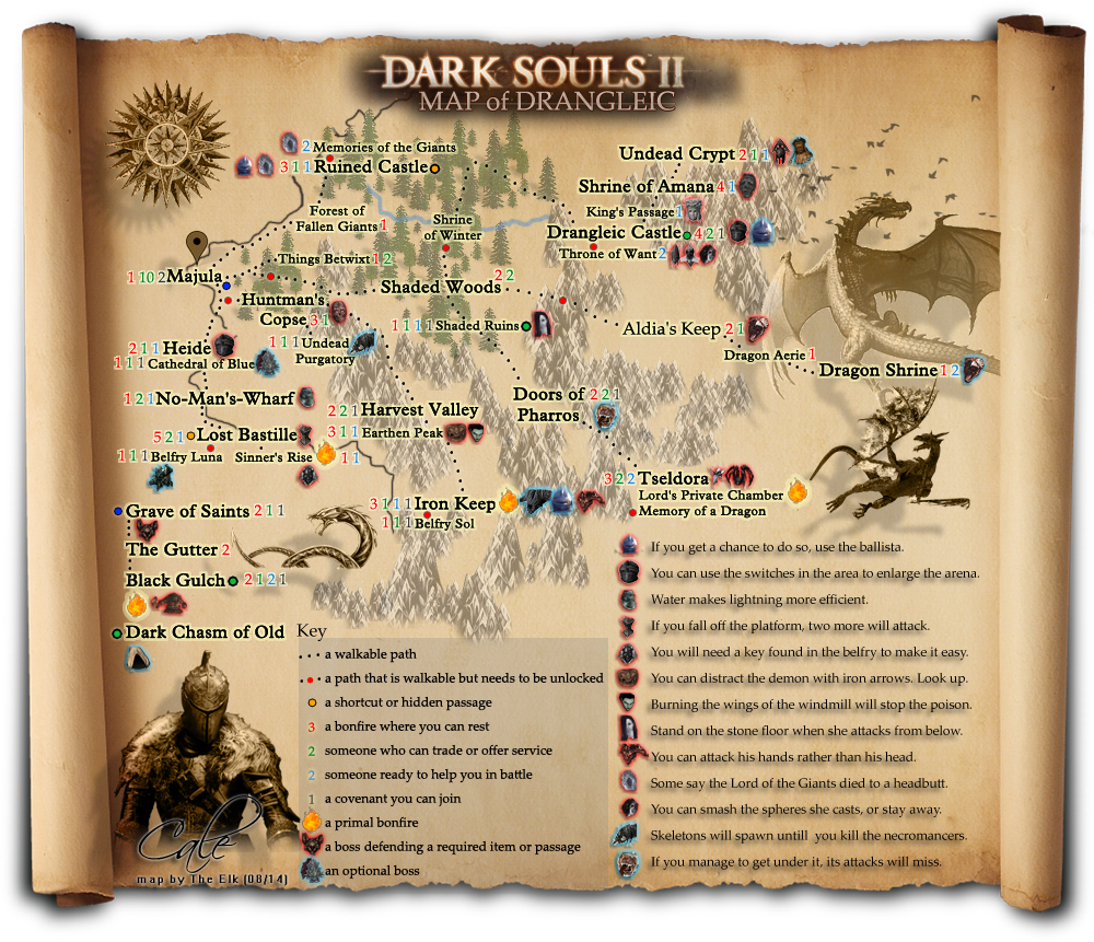Majula Map (By Kouryakubo) : r/DarkSouls2