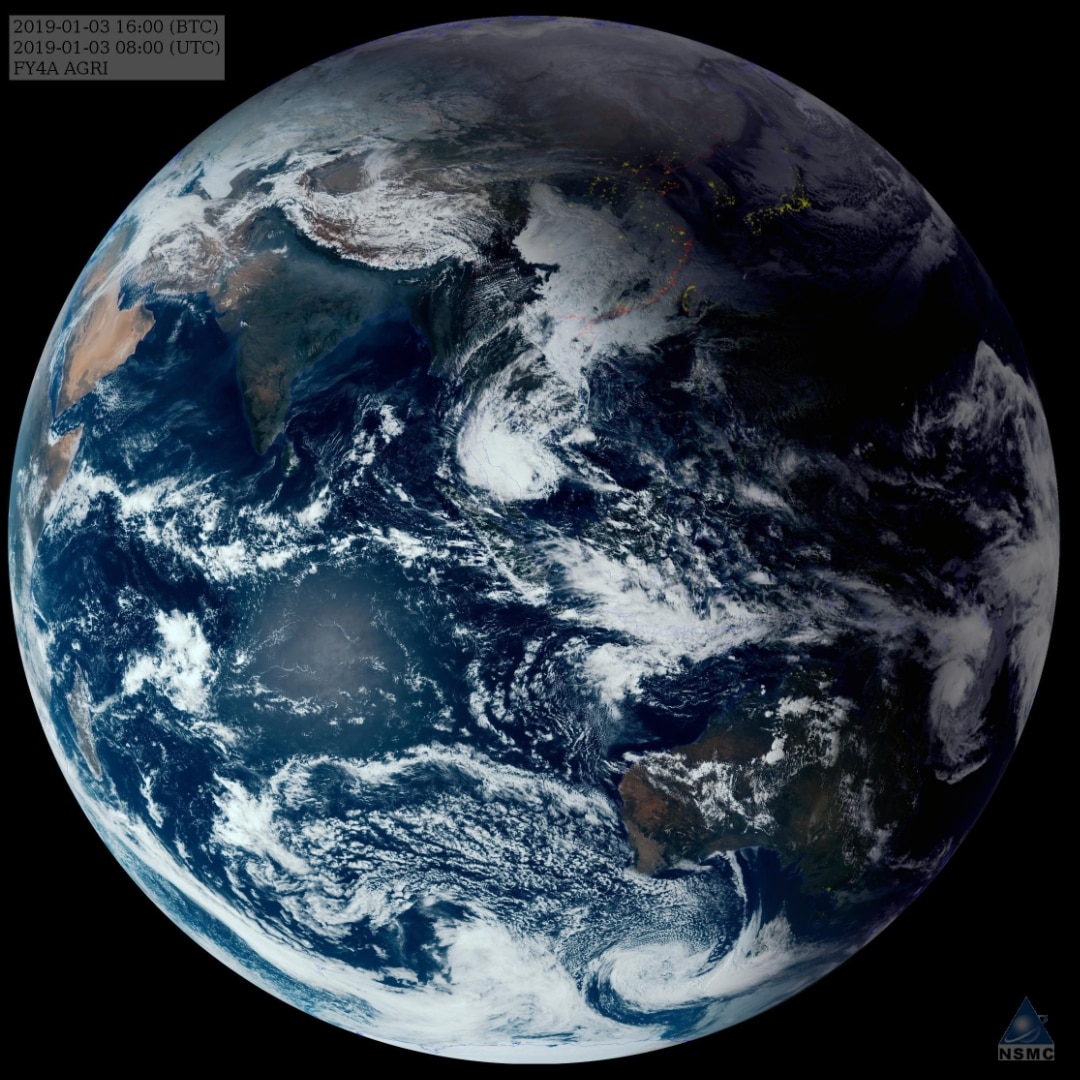 风云四号实时地球图片-FY4A Real-time Earth picture