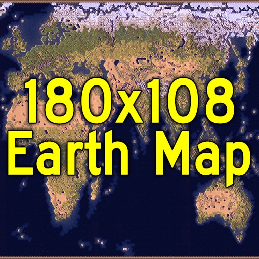 Steam Workshop::180*108 Earth Map