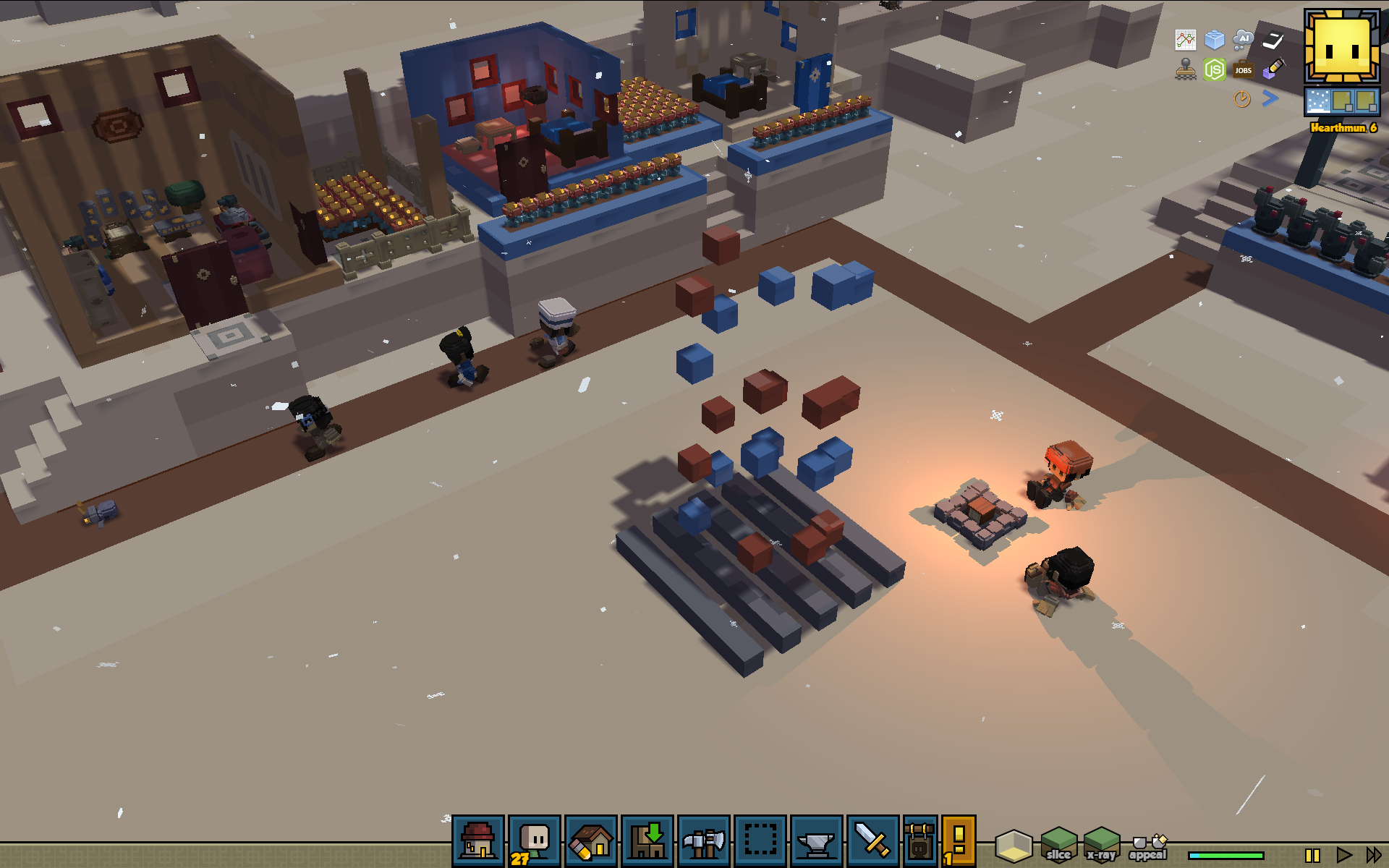 Stonehearth как строить дом