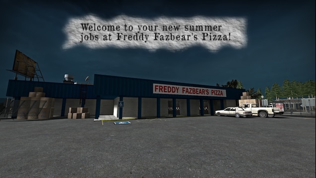 Freddy Fazbears Pizza FNAF1 location (V2) - Download Free 3D model