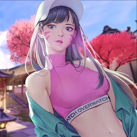 Casual D.Va In Hanamura [60 FPS]