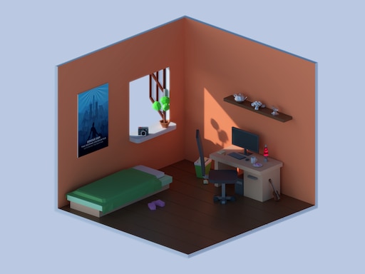 Low poly steam фото 82