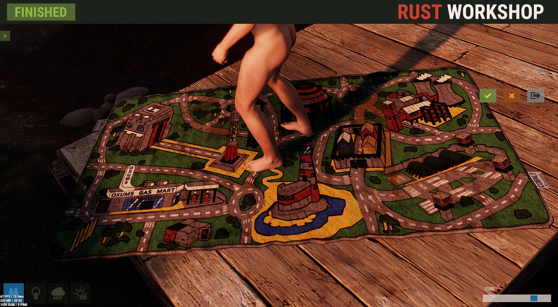 Rust Island Car Rug thumbnail 4