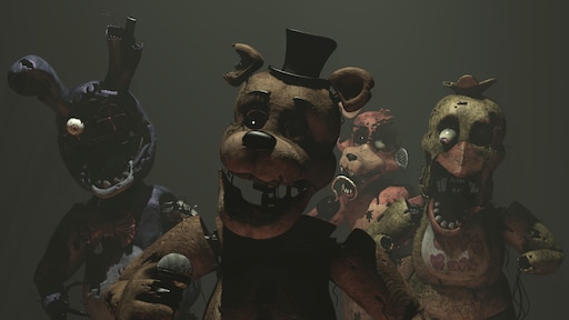 The New Stylized Withered Animatronics are Looking Nice. 