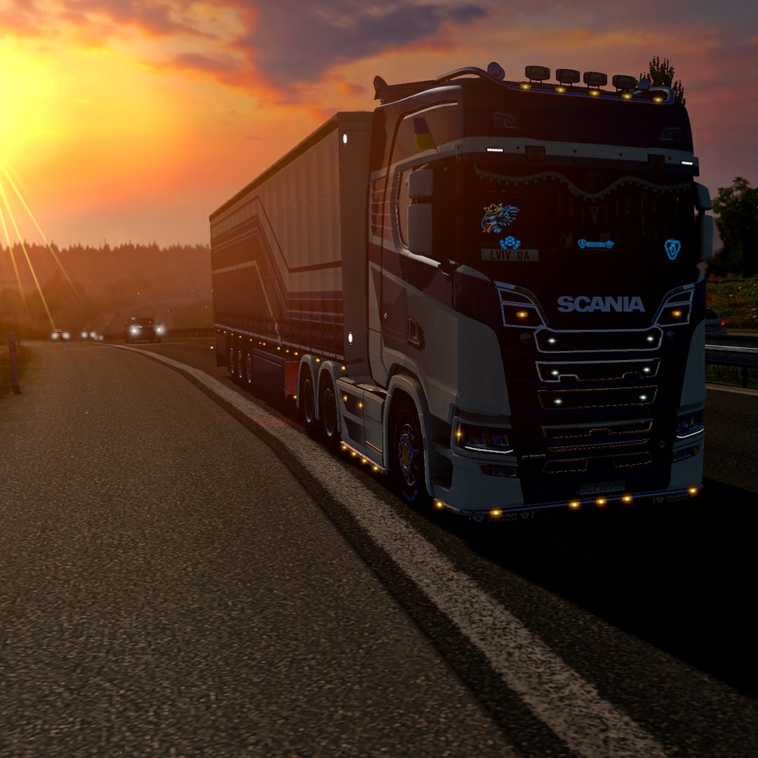 Visualization Truck Scania (ETS 2)