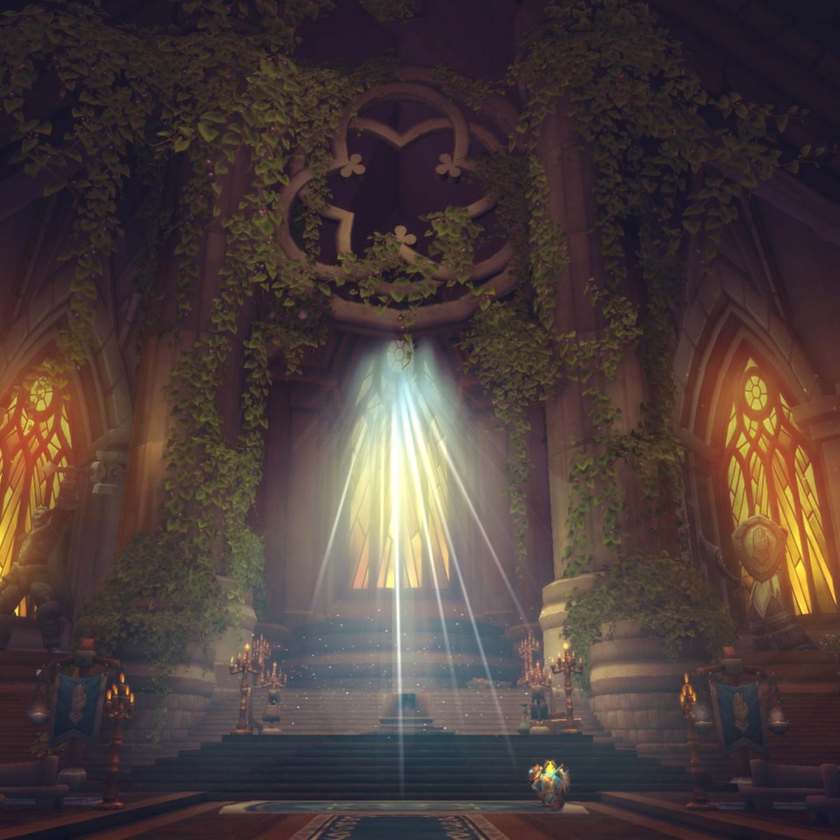 World of Warcraft - The Paladin Order Hall - Sanctume of Light - animated