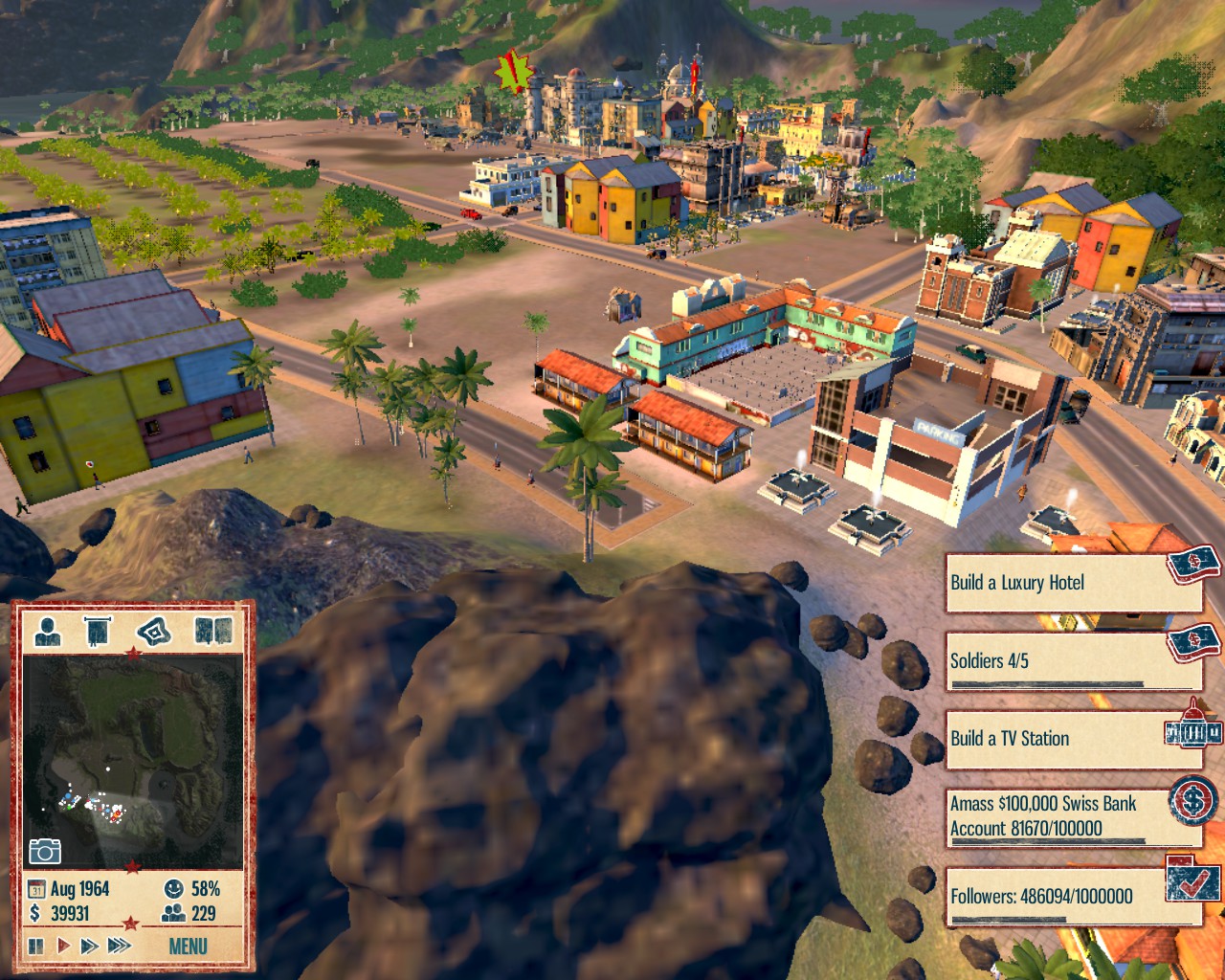 tropico 5 mods less workers