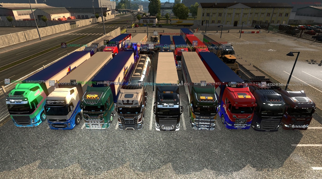 Steam Community Screenshot 18 9 17 Ets2 R Convoy Praha Scout Car Park お疲れ様でした