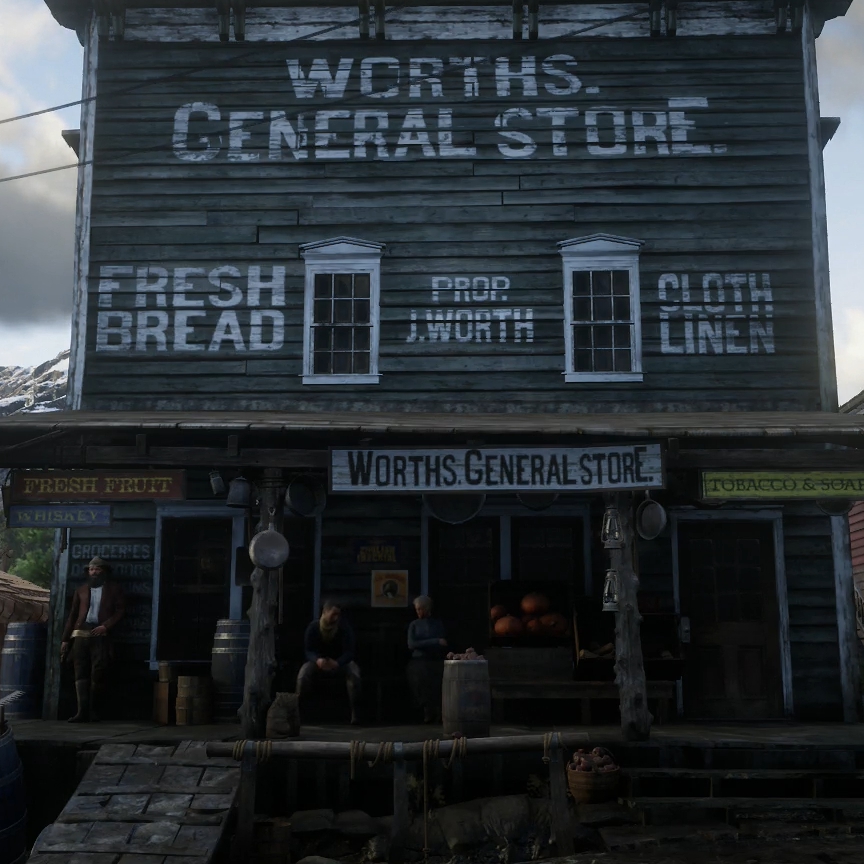 red dead redemption 2 shopping