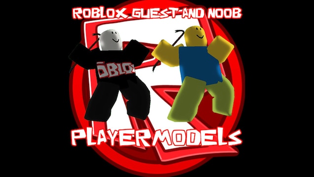 Steam Workshop Roblox Guest And Noob Playermodel - roblox guest skin