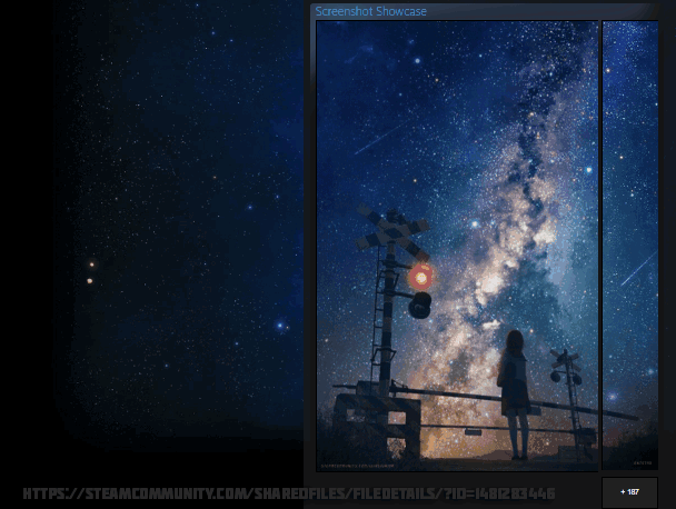 How to Make long Artwork Showcase in your Steam Profile