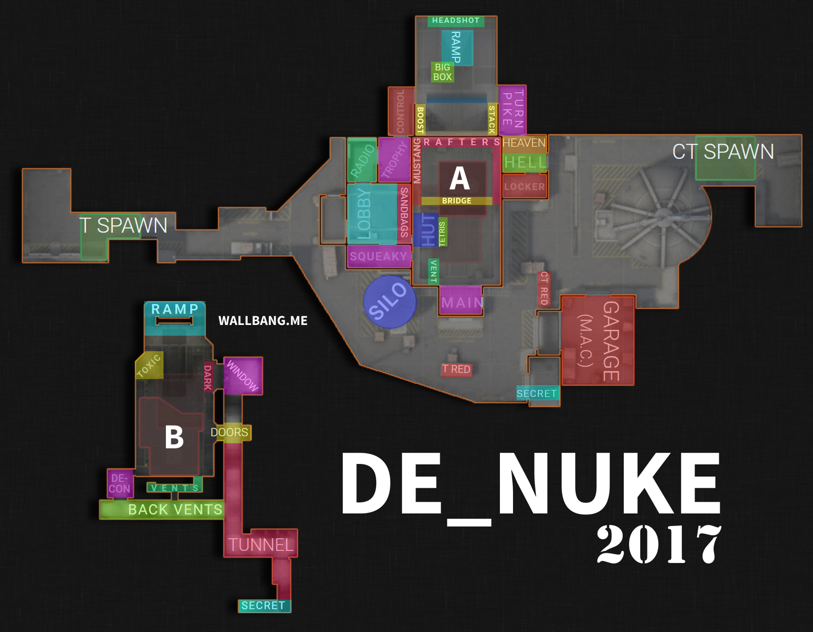 Позиции на картах кс. Название позиций на НЮКЕ КС го. Карта нюк КС го. Позиции на карте de_Nuke в CS:go. Nuke название позиций.