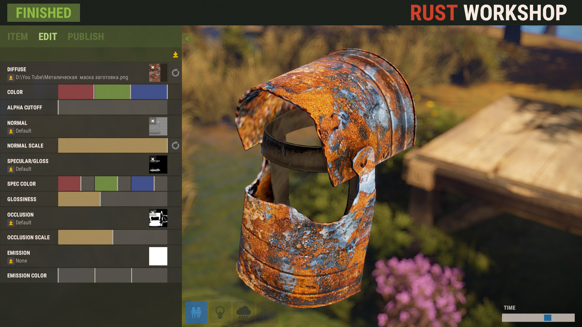 Rusty Coffee Can Helmet thumbnail 2