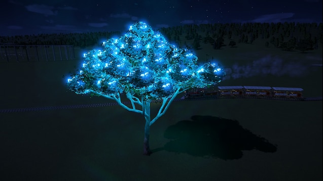 Steam Workshop::Blue glowing fairy tree