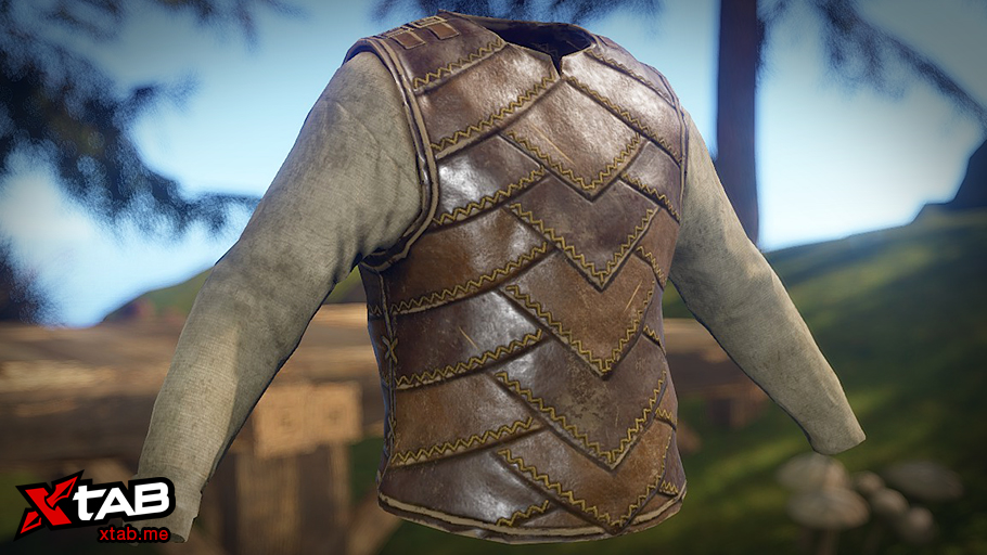 Burlap and Leather Vest thumbnail 4