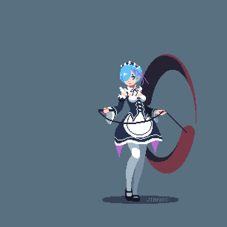 Re:Zero Rem Pixel