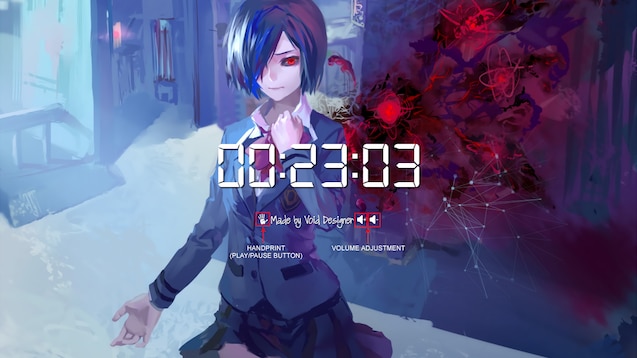 Steam Workshop Tokyo Ghoul V 2 Most Amazing Web Wallpaper Updated With One Click Music Play Pause And Volume Adjustment Button