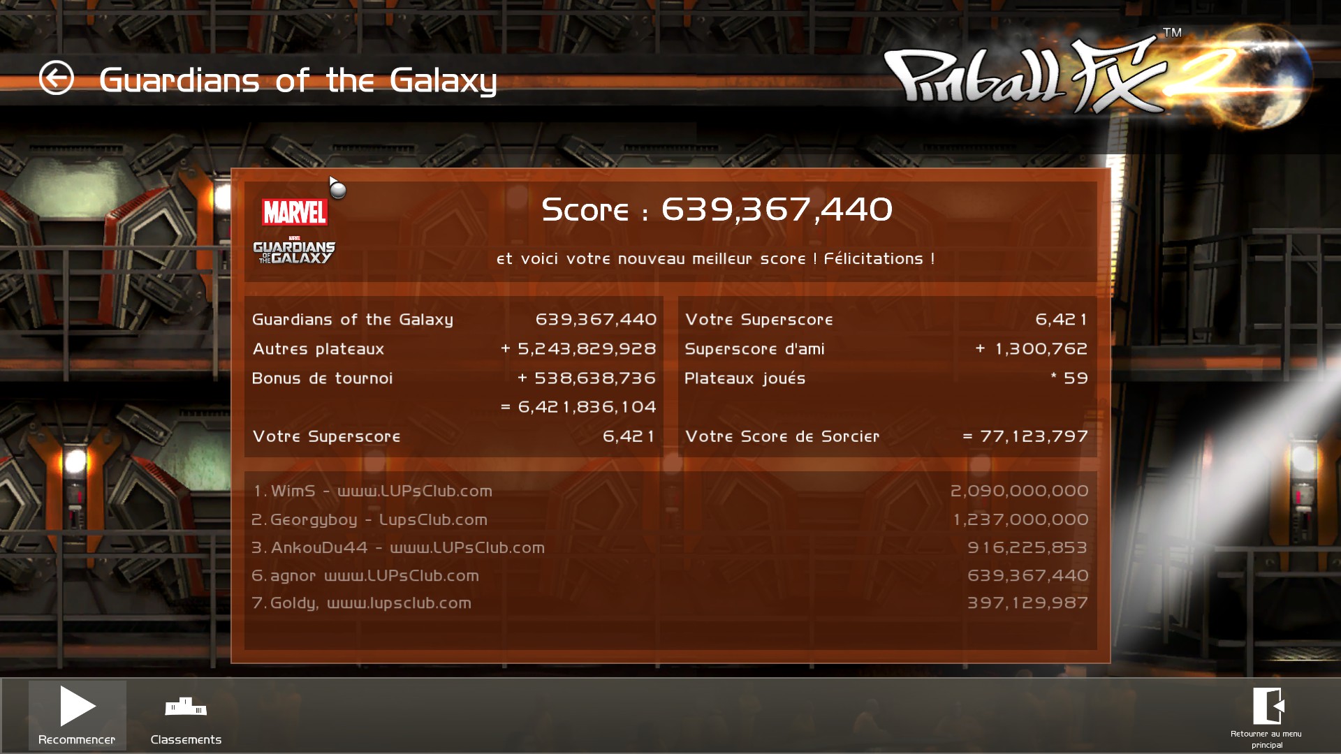 LUP's Club TdM 04.17 : Guardians of the Galaxy - Page 3 754281114C64A3C0689774CA5EB6CFB00761C4DE