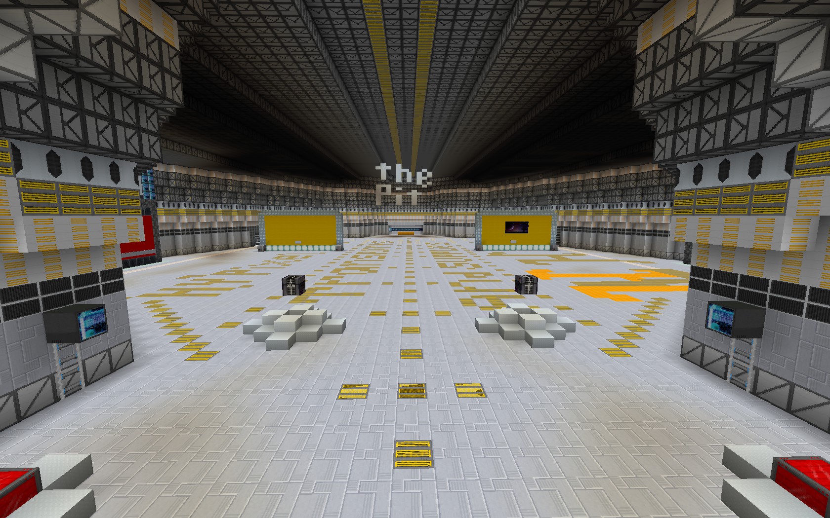 The Pit Hypixel lobby Minecraft Map