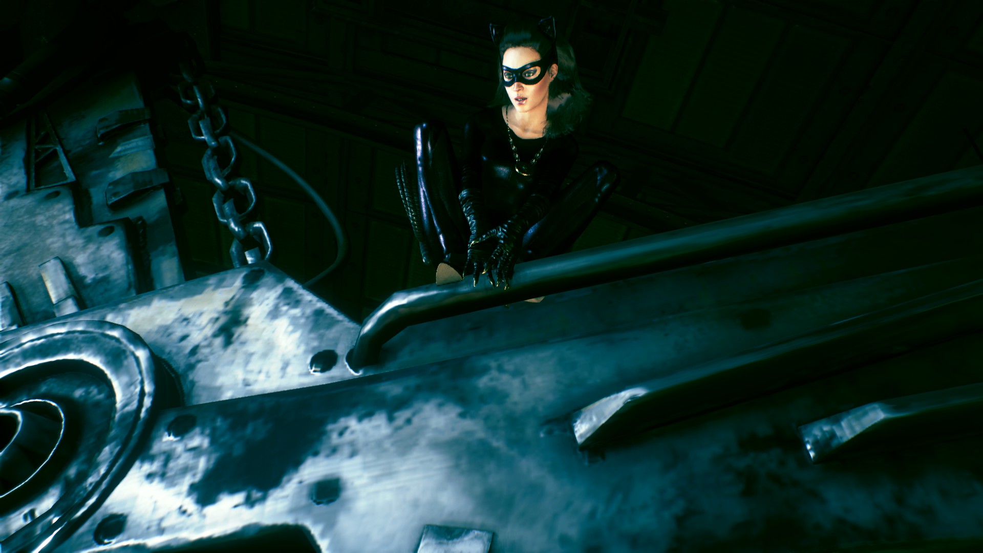 batman arkham knight free roam as catwoman