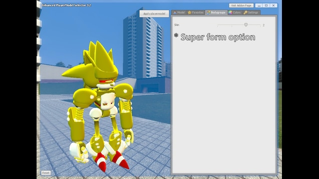 Godnoob443 Playable Maker published Playable Mecha Sonic 
